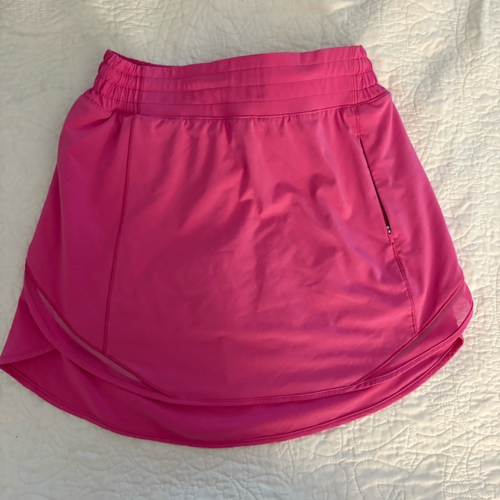 lululemon hot pink skort